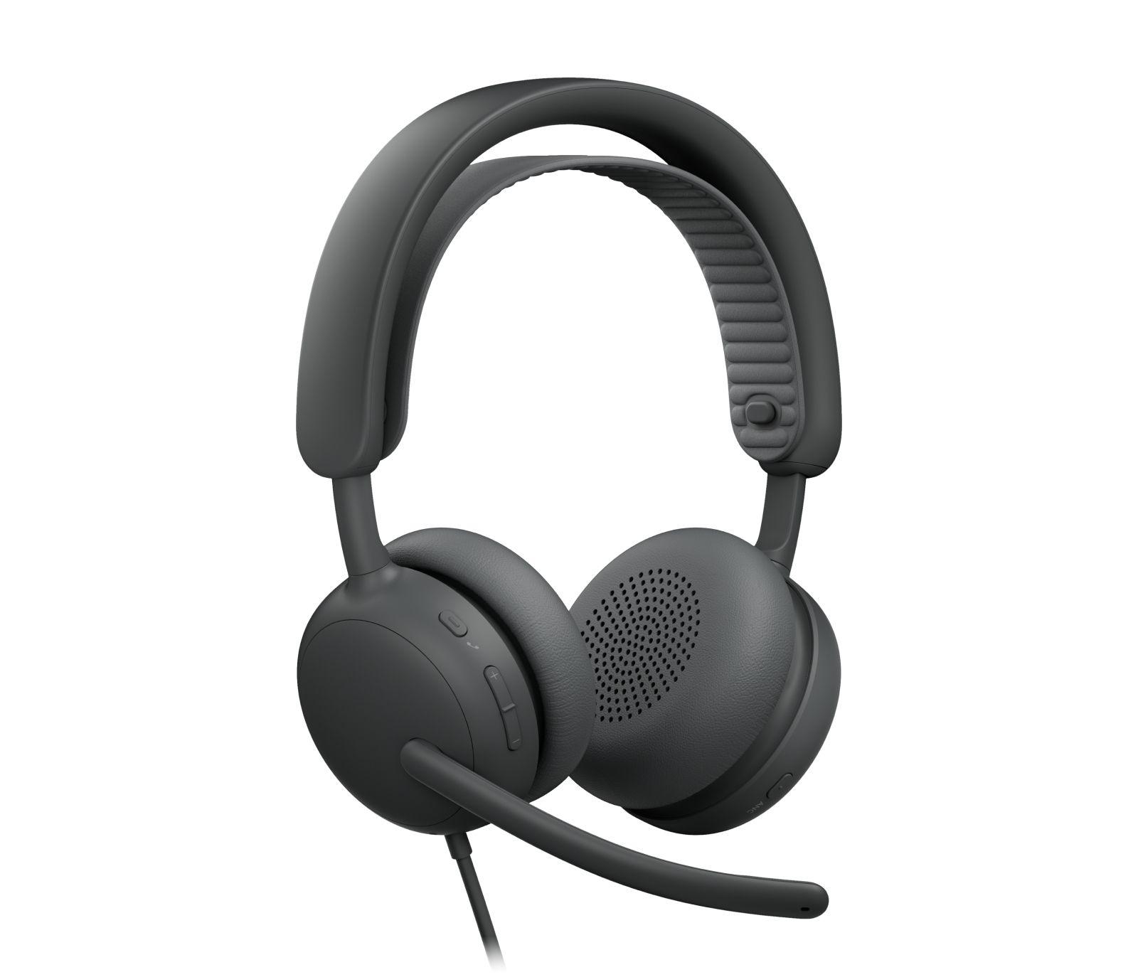 Headset LOGITECH Zone Wired 2 (Binaural - Com fios - Supra-aural - Grafite) — miniatura 5
