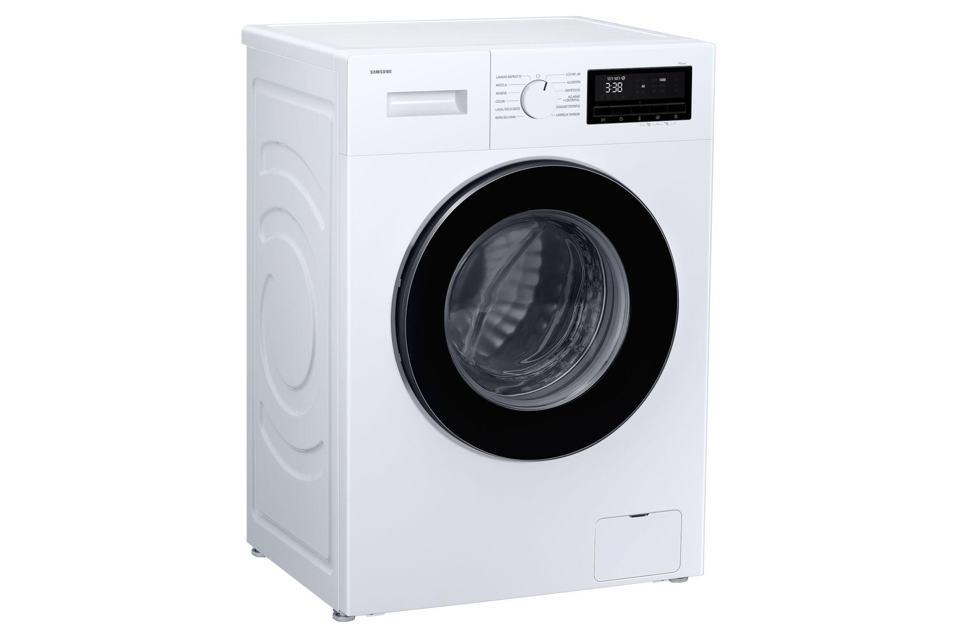 Máquina de Lavar Roupa Independente SAMSUNG WW80FG3M05AWEC (1400 RPM - B - 48 l - Branco), miniatura 2