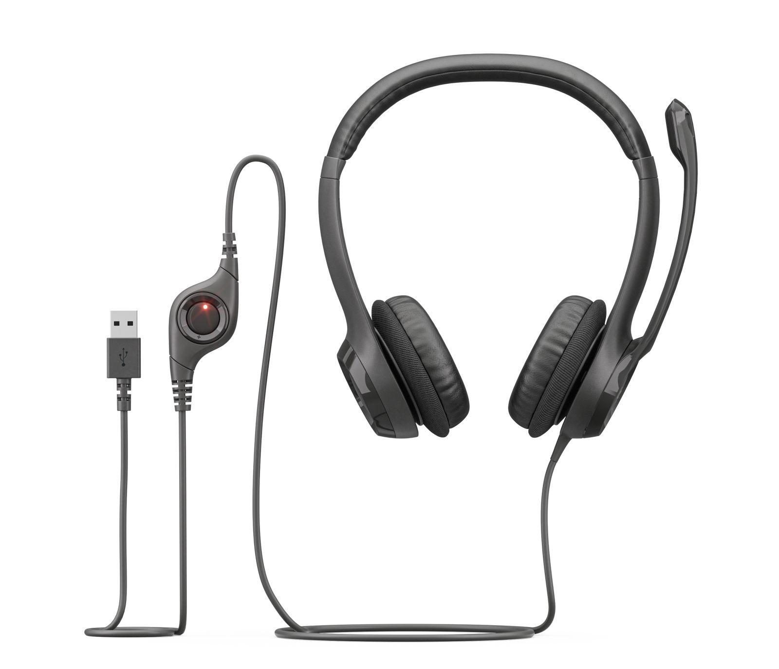Headset LOGITECH H390 (Binaural - Com fios - Supra-aural - Preto) — miniatura 2