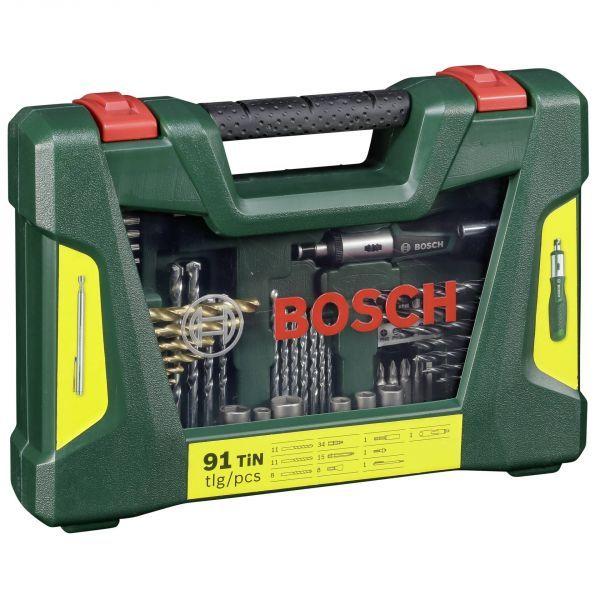 Conjunto de Brocas BOSCH V-Line Titanium 2607017195 (Metal, Pedra, Madeira - Preto) — miniatura 2