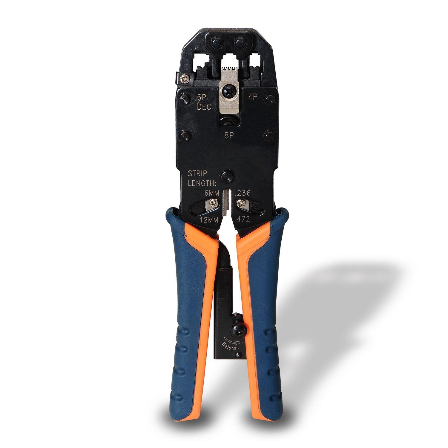 Alicate de Cravar AISENS A142-0311 (Preto, Azul e Laranja)
