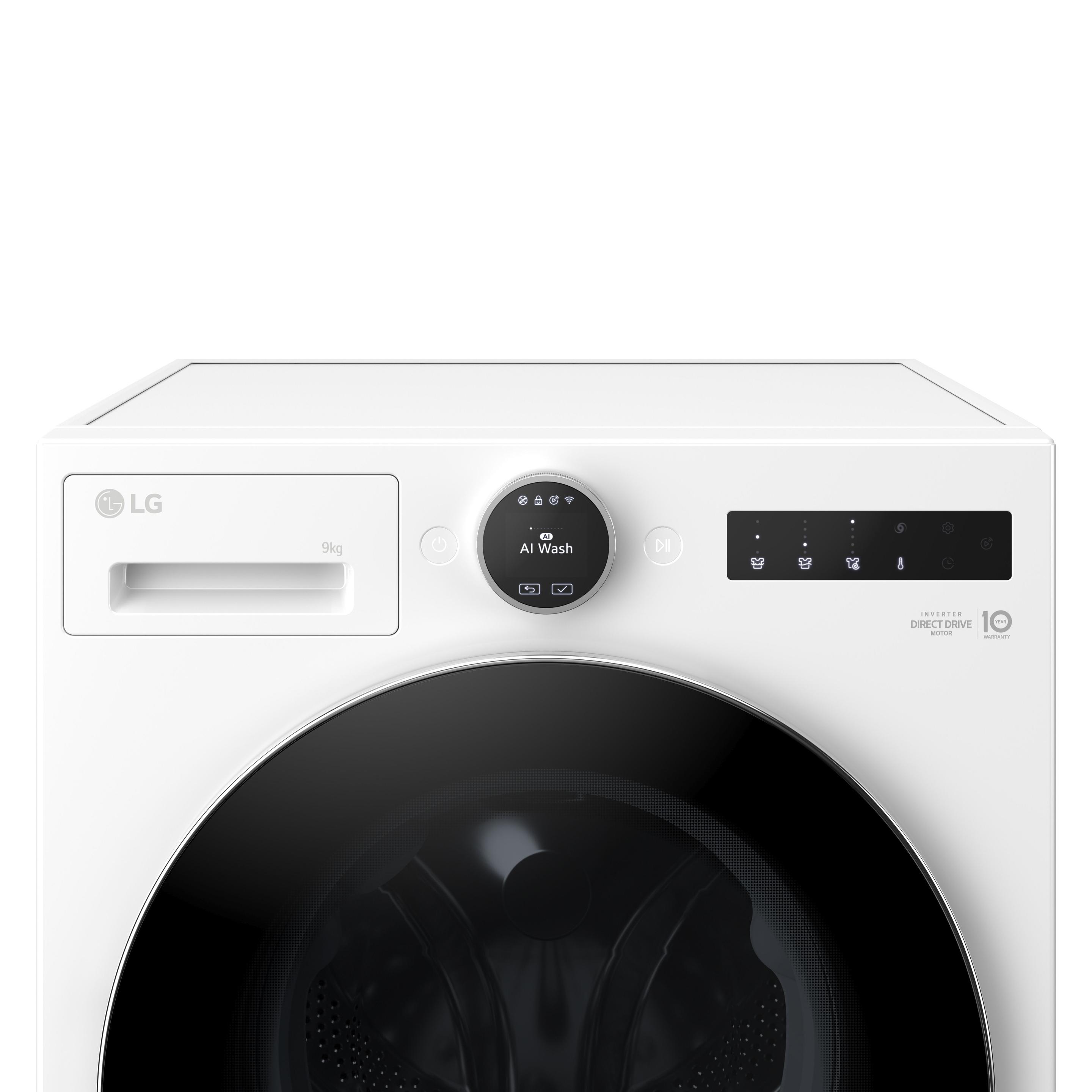 Máquina de Lavar Roupa Independente LG F4X9009TWCE (1400 RPM - B - A - Branco), miniatura 4