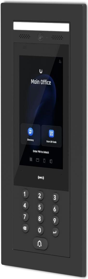 Suporte de Montagem para Intercomunicador UBIQUITI UACC-Intercom-FM (Parede/Embutida - Preto)