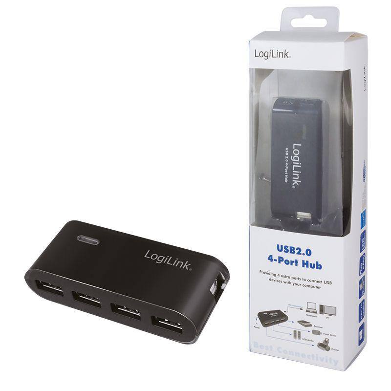 Hub USB LOGILINK UA0085 (USB 2.0 Type-A - Preto) — miniatura 9