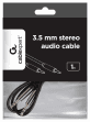 Cabo de Áudio Estéreo GEMBIRD CCAP-444-1M (1 m - 3,5 mm - Preto), miniatura 2