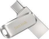 Pen USB SANDISK Ultra Dual Drive Luxe 32GB (Giratório - USB Type-A / USB Type-C - USB 3.2 Gen 1 - Preto)