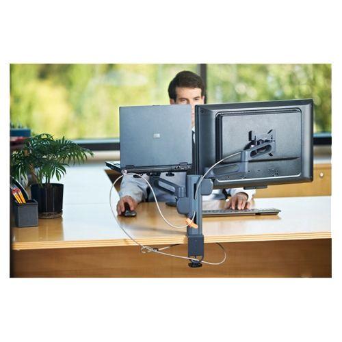 Cadeado Antirroubo DELL MicroSaver Twin (Chave arredondada - Prateado) — miniatura 3