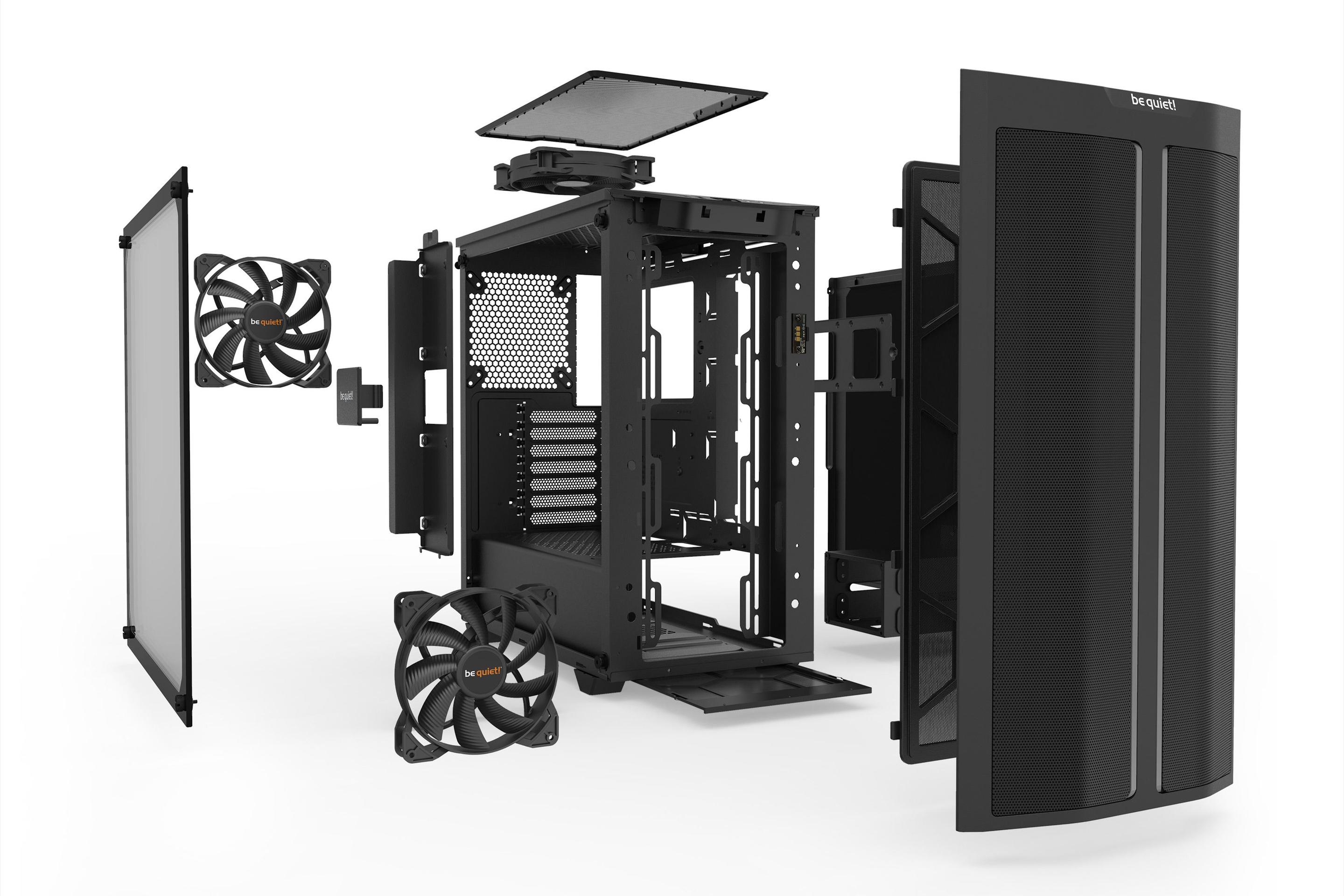 Caixa PC BE QUIET! Pure Base 500DX (ATX, PS/2 - Midi Tower - ATX, micro ATX, Mini-ATX - Preto), miniatura 4