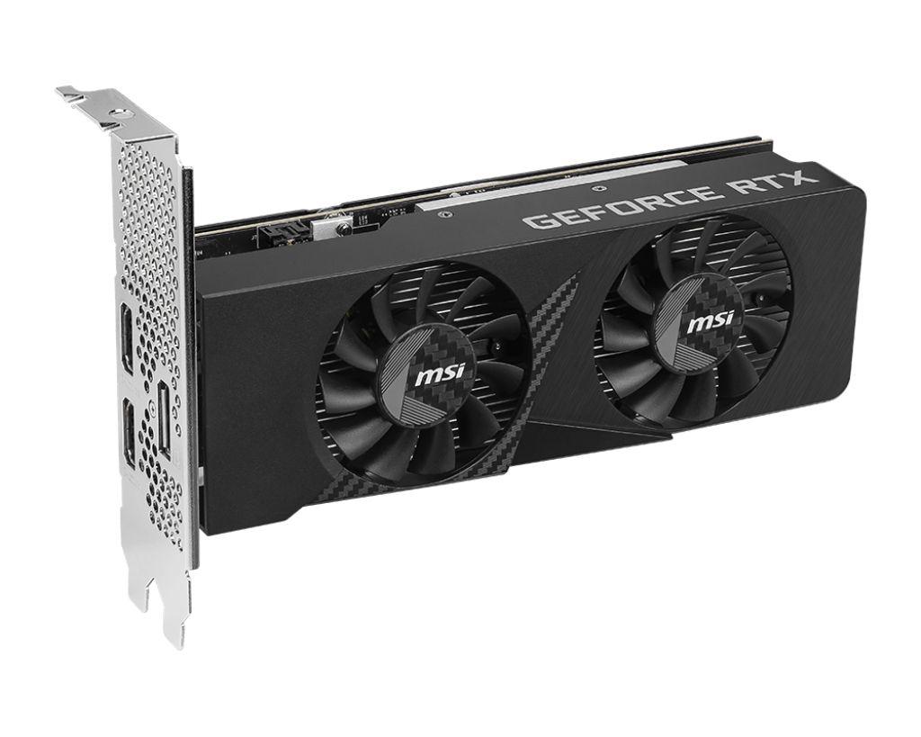 Placa Gráfica MSI GeForce RTX 3050 LP E 6G OC (GeForce RTX 3050 - 14 Gbit/s - 6 GB - Preto) — miniatura 3
