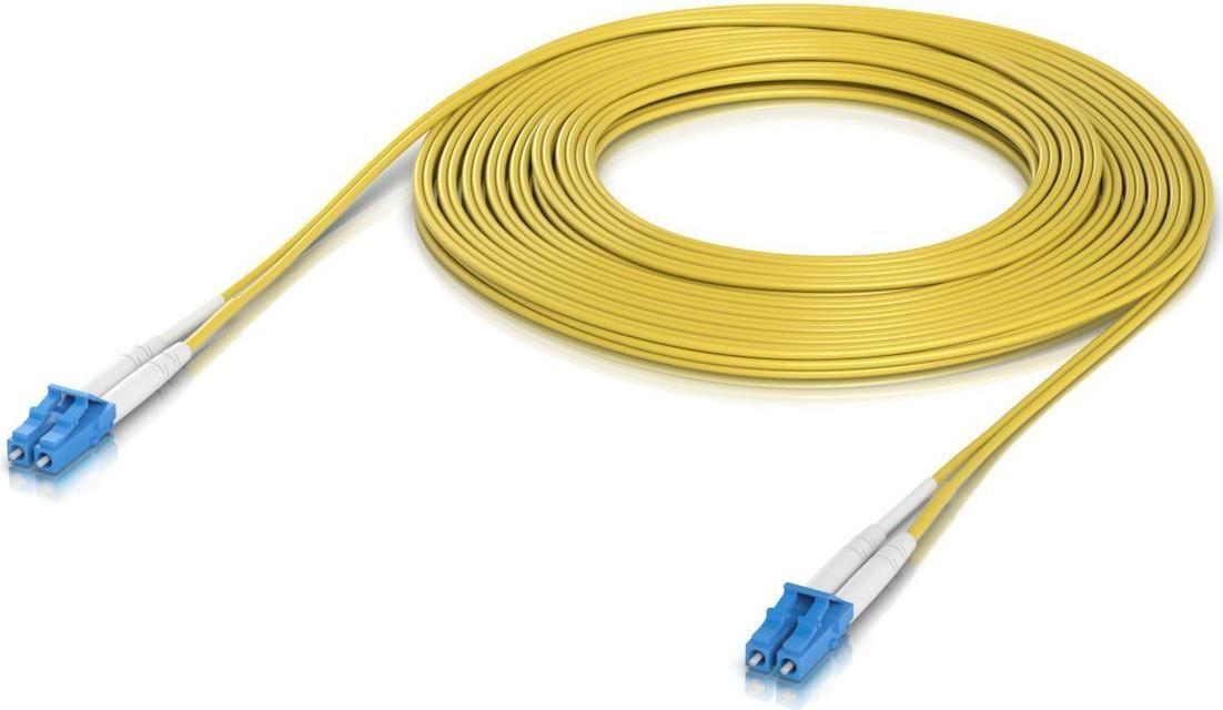 Cabo de Fibra Ótica UBIQUITI UACC-OFC-S2-LULU-10M (OS2 Duplex LC/UPC - 10 m - Amarelo)