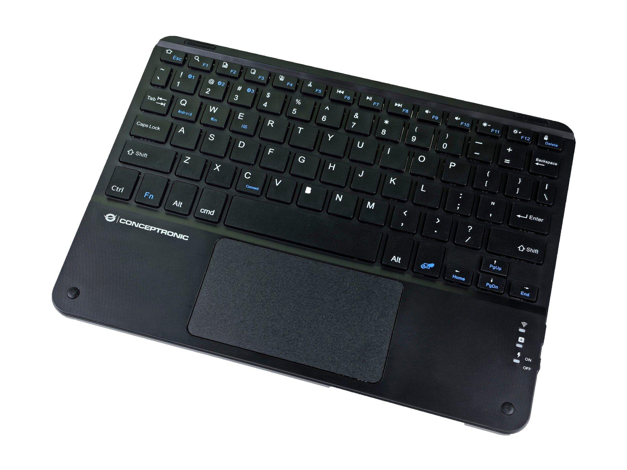 Teclado CONCEPTRONIC TOBIN01BUS (Inglês - Bluetooth - Sem fios - Preto), miniatura 4