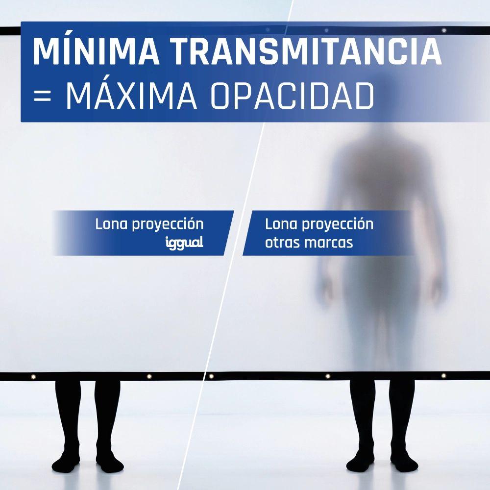 Ecrã de Projeção Dobrável IGGUAL ECO-COST IGG318133 (2,54 m - 100" - Branco), miniatura 4