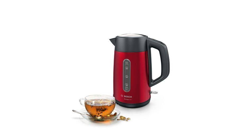 Jarro Elétrico BOSCH TWK4P434 (2400 W - 1,7 l - Aço inoxidável - Preto e Vermelho), miniatura 4
