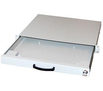 Gaveta de Teclado para Rack EQUIP 260410 (19" - 1U - Extensível e Bloqueável - Cinzento)