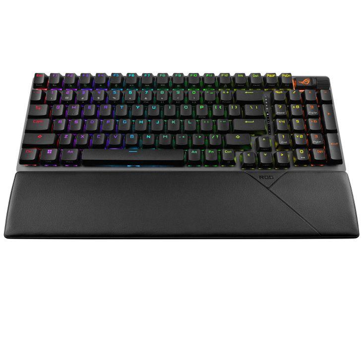 Teclado ASUS ROG Strix Scope II 96 Wireless (Francês - Interruptor de chave mecânico - 96% - Preto) — miniatura 3