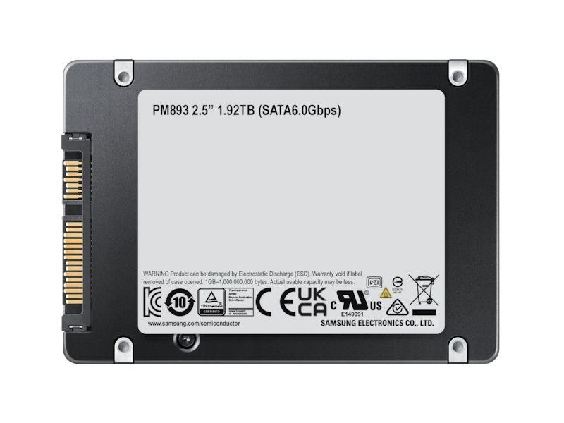 SSD SAMSUNG PM893 MZ7L3480HCHQ-00A07 (480 GB - 2.5" - Serial ATA III) — miniatura 5