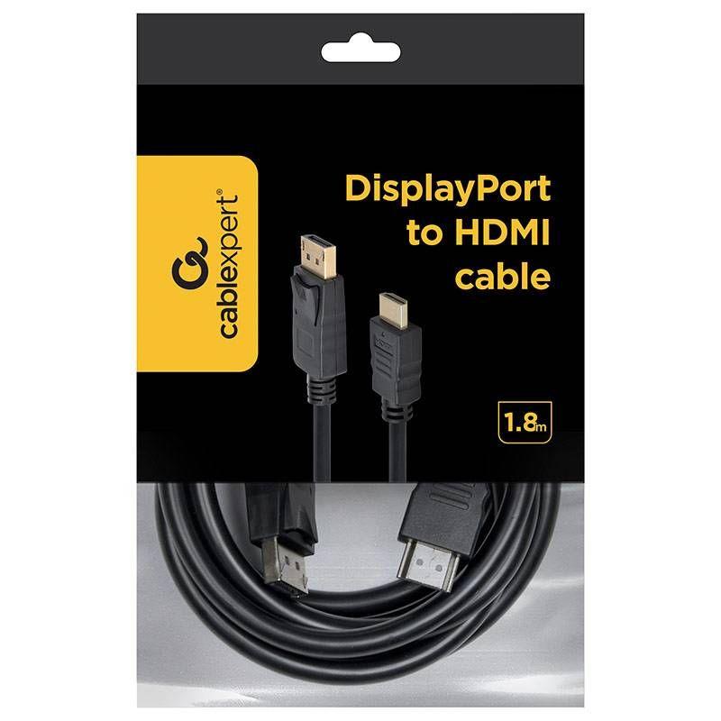Cabo GEMBIRD CC-DP-HDMI-6 DisplayPort para HDMI (1.8 metros - HDMI Type A - Azul) — miniatura 4