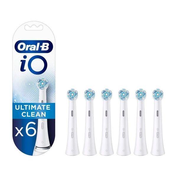 Cabeças de Escova de Dentes ORAL-B iO Ultimate Clean (Branco)