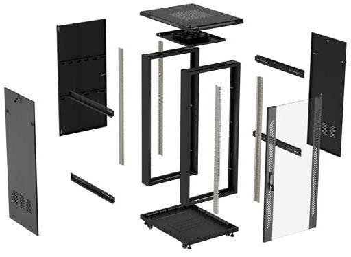 Armário Rack LANBERG FF01-6837-12B (37U - 19" - 600x800 mm - Preto), miniatura 5