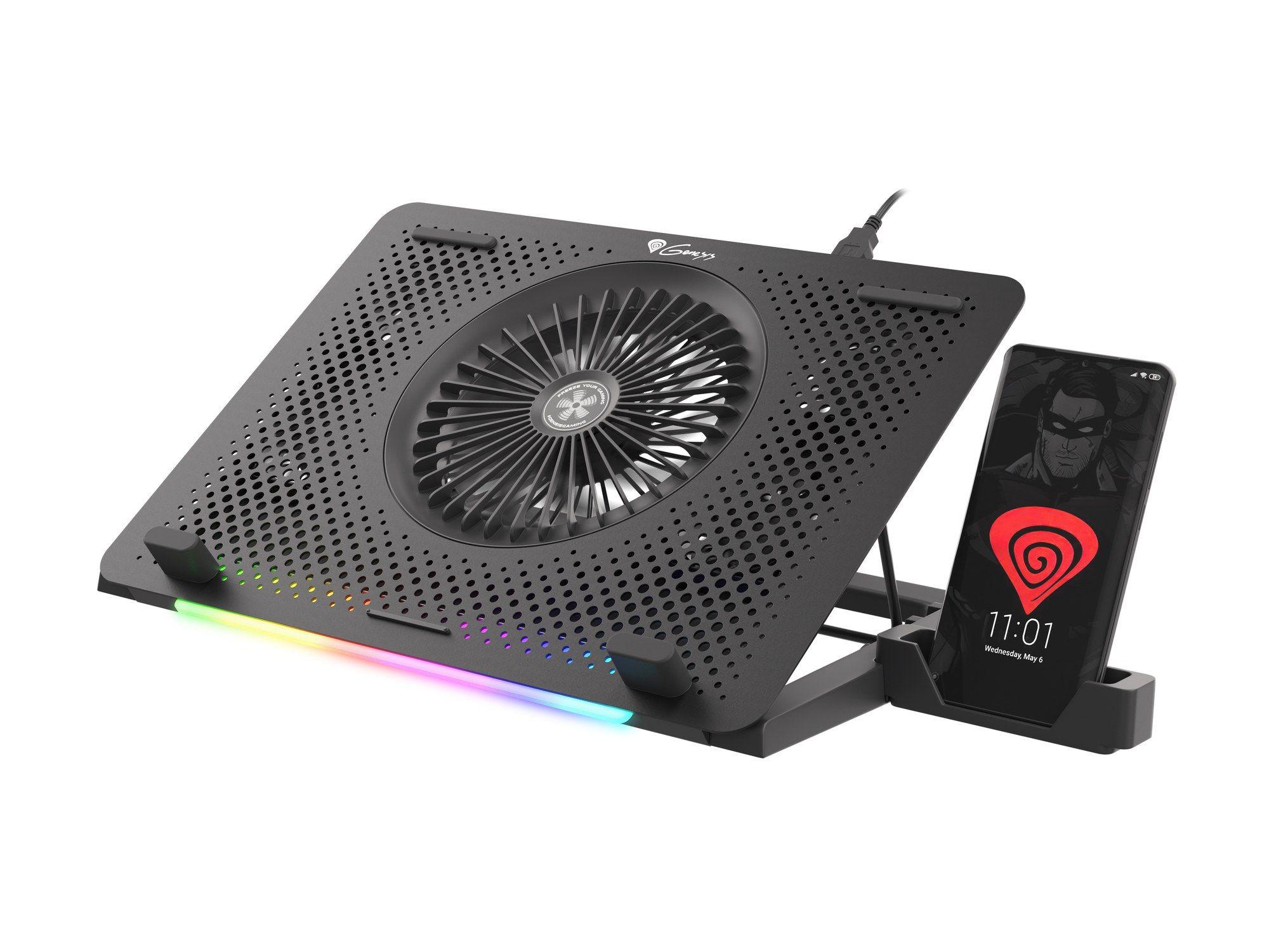 Base de Refrigeração para Portátil GENESIS Oxid 450 RGB (15,6" - 39,6 cm - 2400 RPM - Preto), miniatura 7