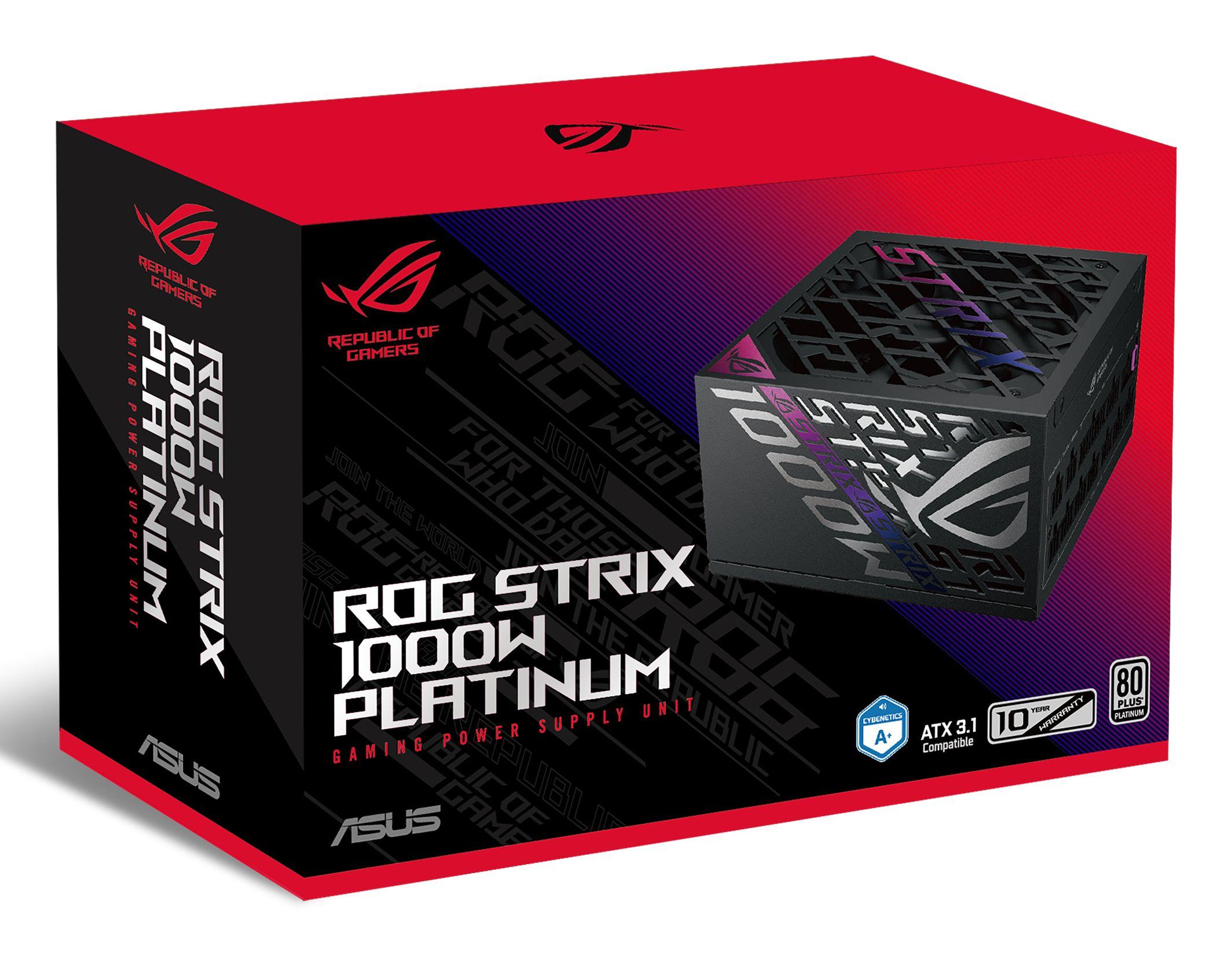 Fonte de Alimentação ASUS ROG Strix 1000P Gaming (ATX - 1000 W - 80 Plus Platinum - Preto e Prateado), miniatura 13
