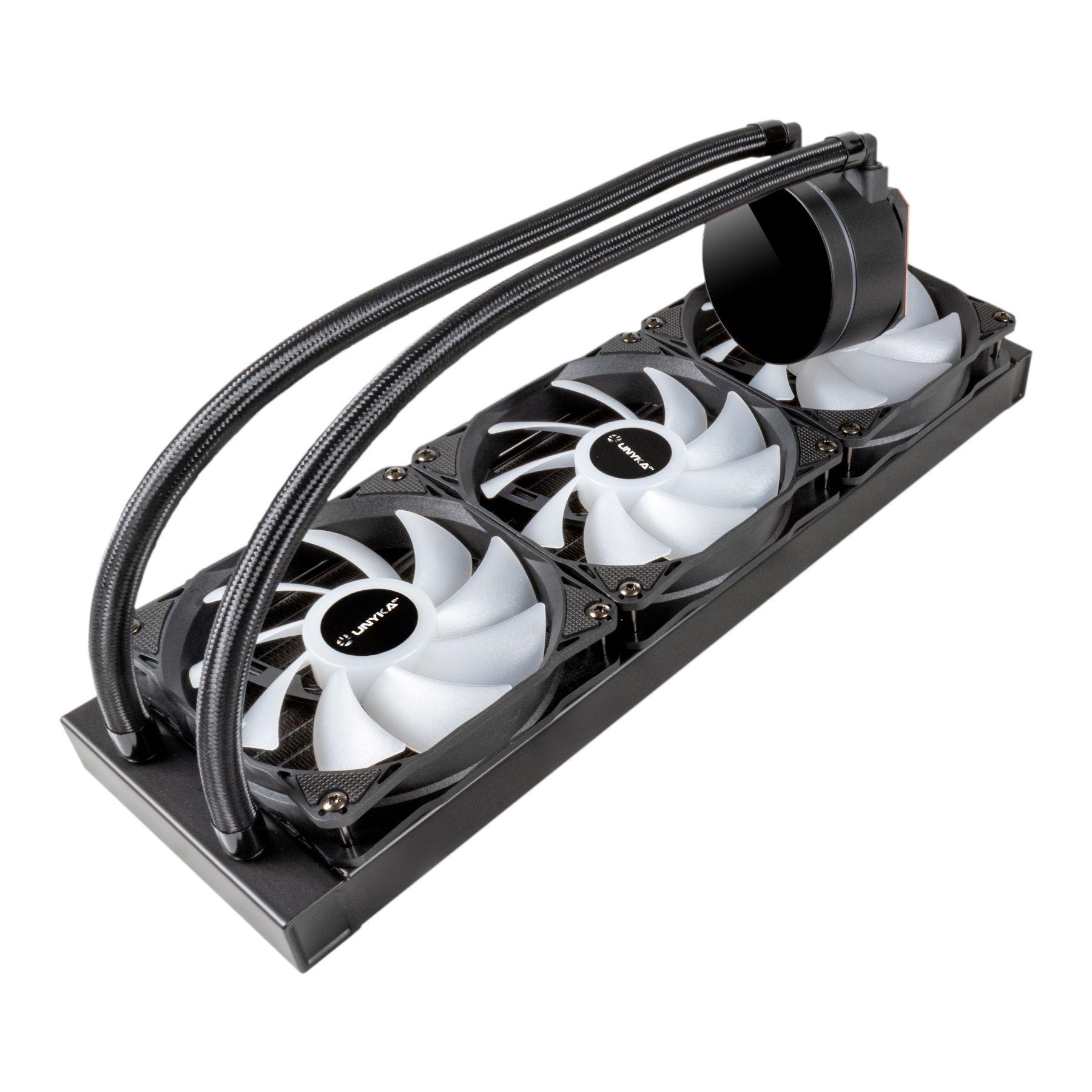 Kit de Refrigeração Líquida UNYKACH AquaStorm 360 (120 mm - 1800 RPM - Multi - Preto), miniatura 4