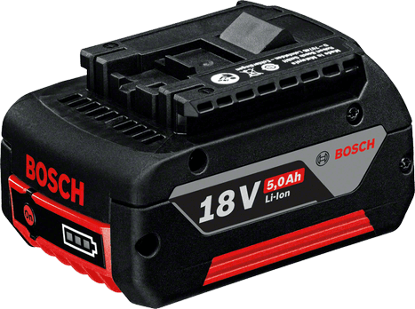 Bateria BOSCH GBA 18V 5.0Ah (Preto e Vermelho)
