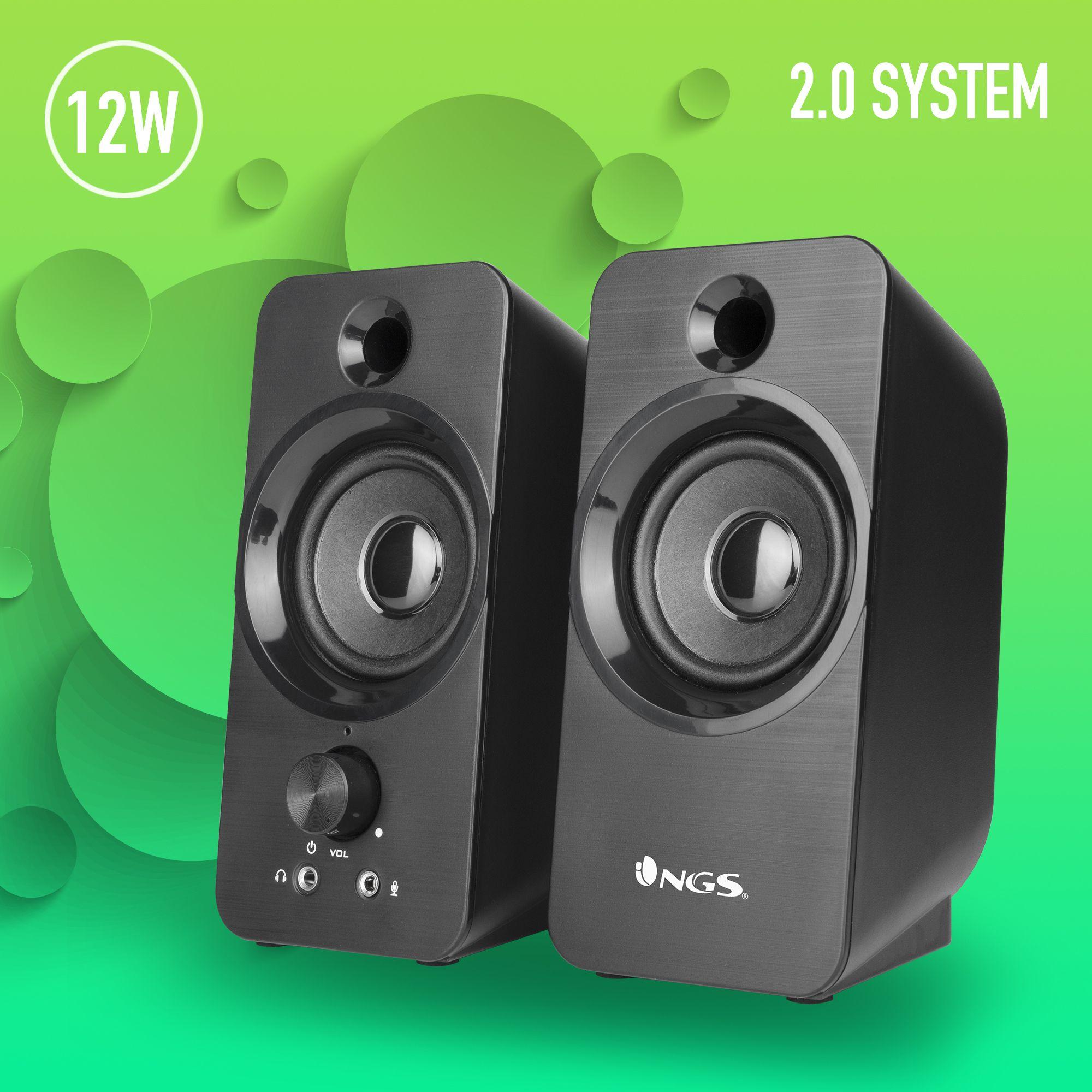 Colunas Multimédia NGS SB350 (6 W - Sem fios - Preto) — miniatura 6