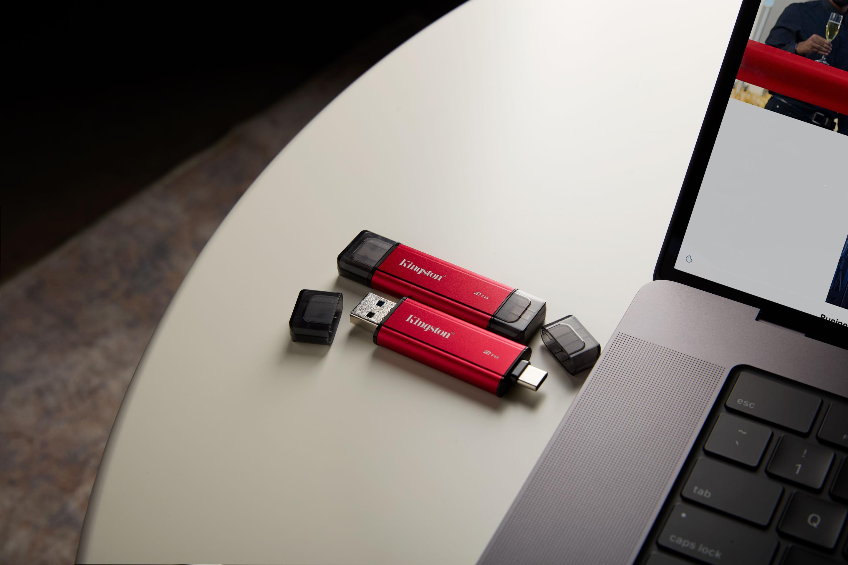 SSD KINGSTON Dual Portable SPSD/2TB (2 TB - Portátil - USB 3.2 Gen 2 - Preto e Vermelho), miniatura 12