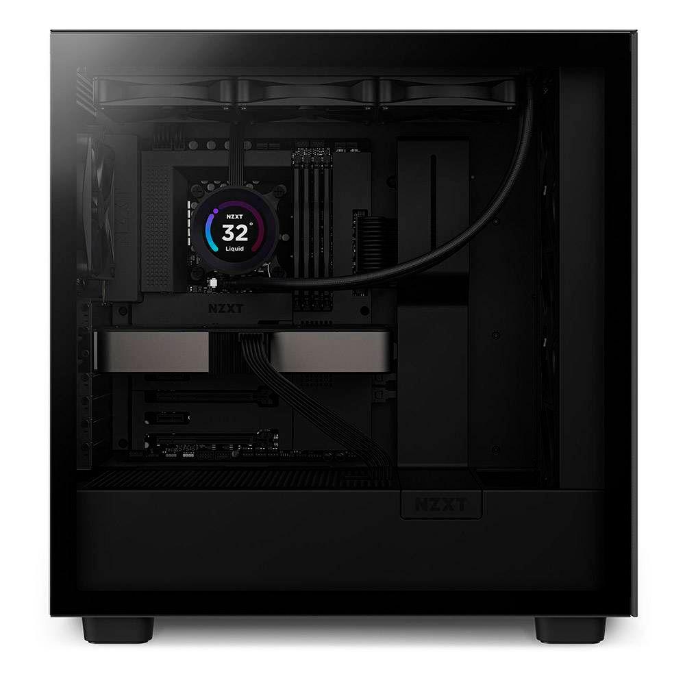 Caixa PC NZXT H7 Flow (ATX, EATX, micro ATX, Mini-ITX - ATX, SFX, SFX-L - Midi Tower - Preto) — miniatura 3