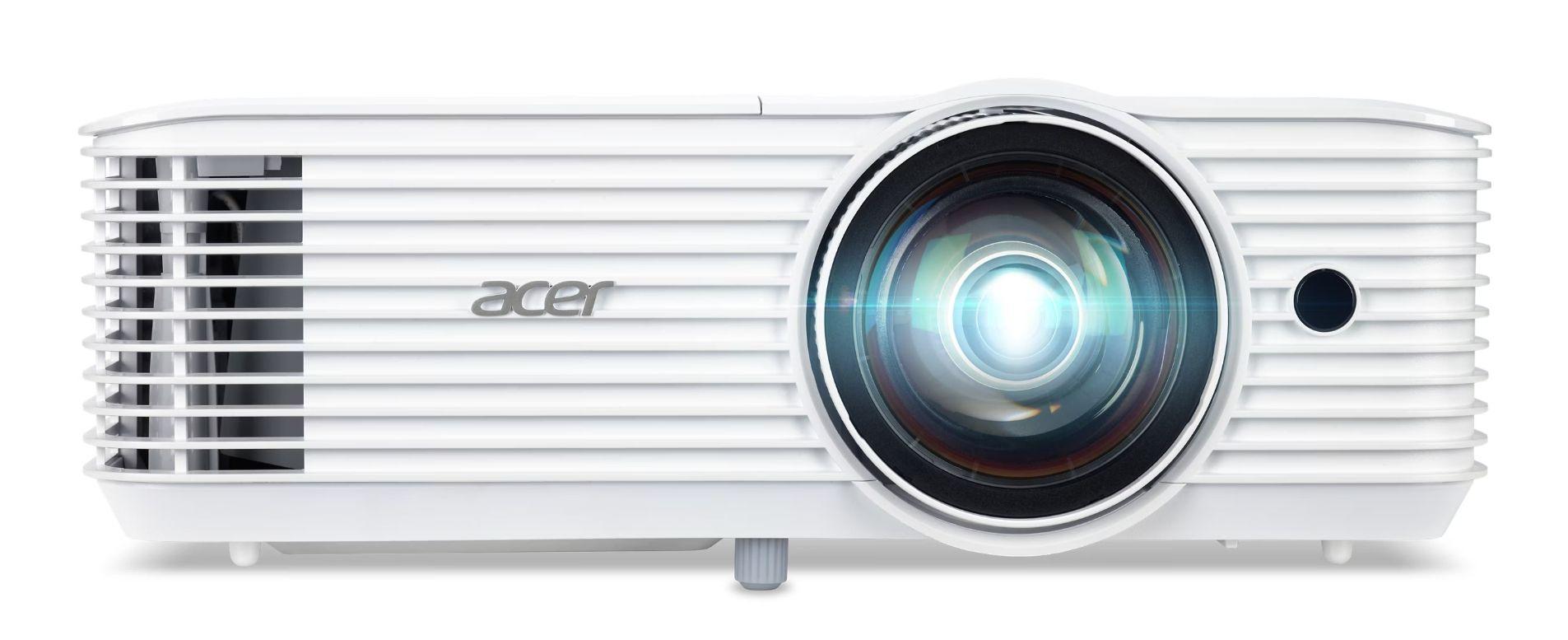 Projetor ACER S1386WHN (WXGA - 3600 ANSI lumens - Lâmpada - Branco)