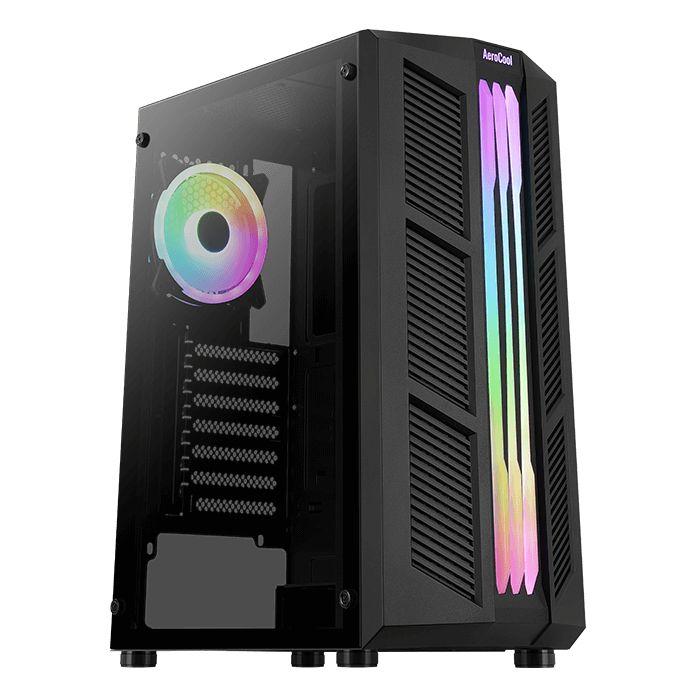 Caixa PC AEROCOOL Prime V2 ACCM-PV29113.11 (ATX, Micro ATX, Mini-ITX - Midi Tower - RGB - Preto)