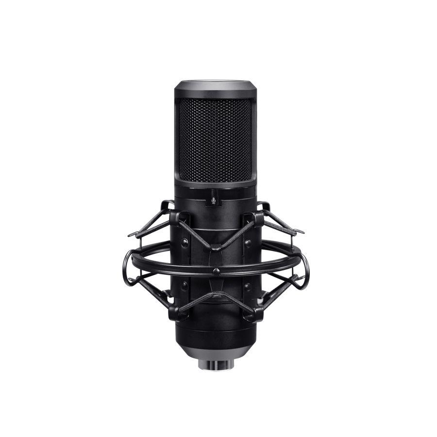 Microfone TRUST GAMING GXT 270 Emita II+ (Microfone de podcast - Com fios - USB - Preto) — miniatura 4