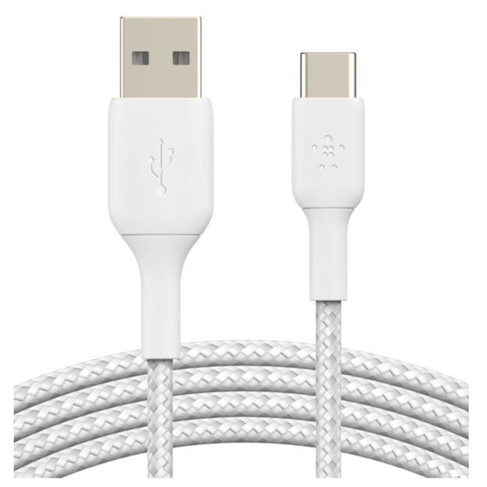Cabo USB-C para USB-A BELKIN CAB002BT3MWH (3 m - USB C - USB A - Branco)