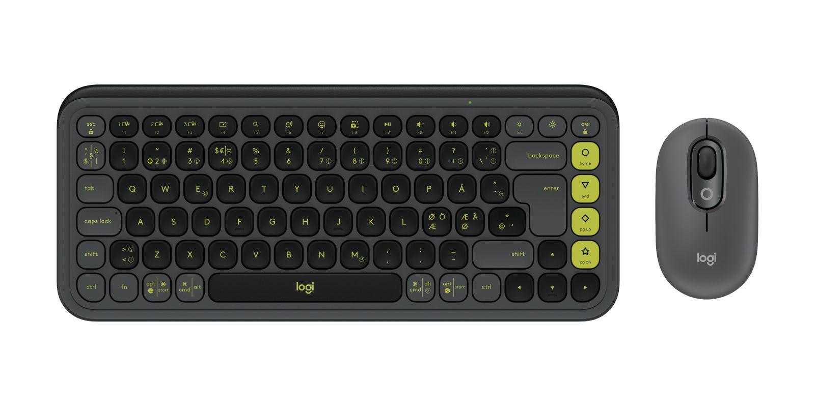 Teclado e Rato LOGITECH POP ICON COMBO (Nórdico - Teclas tesoura - Mini - Grafite), miniatura 2