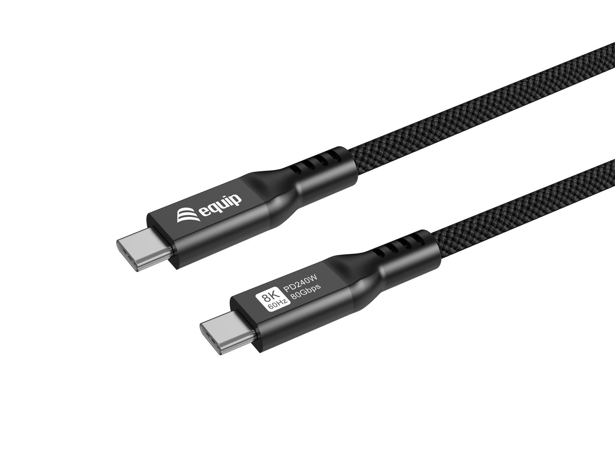 Cabo USB-C EQUIP 128442 (2 m - USB C - Preto)