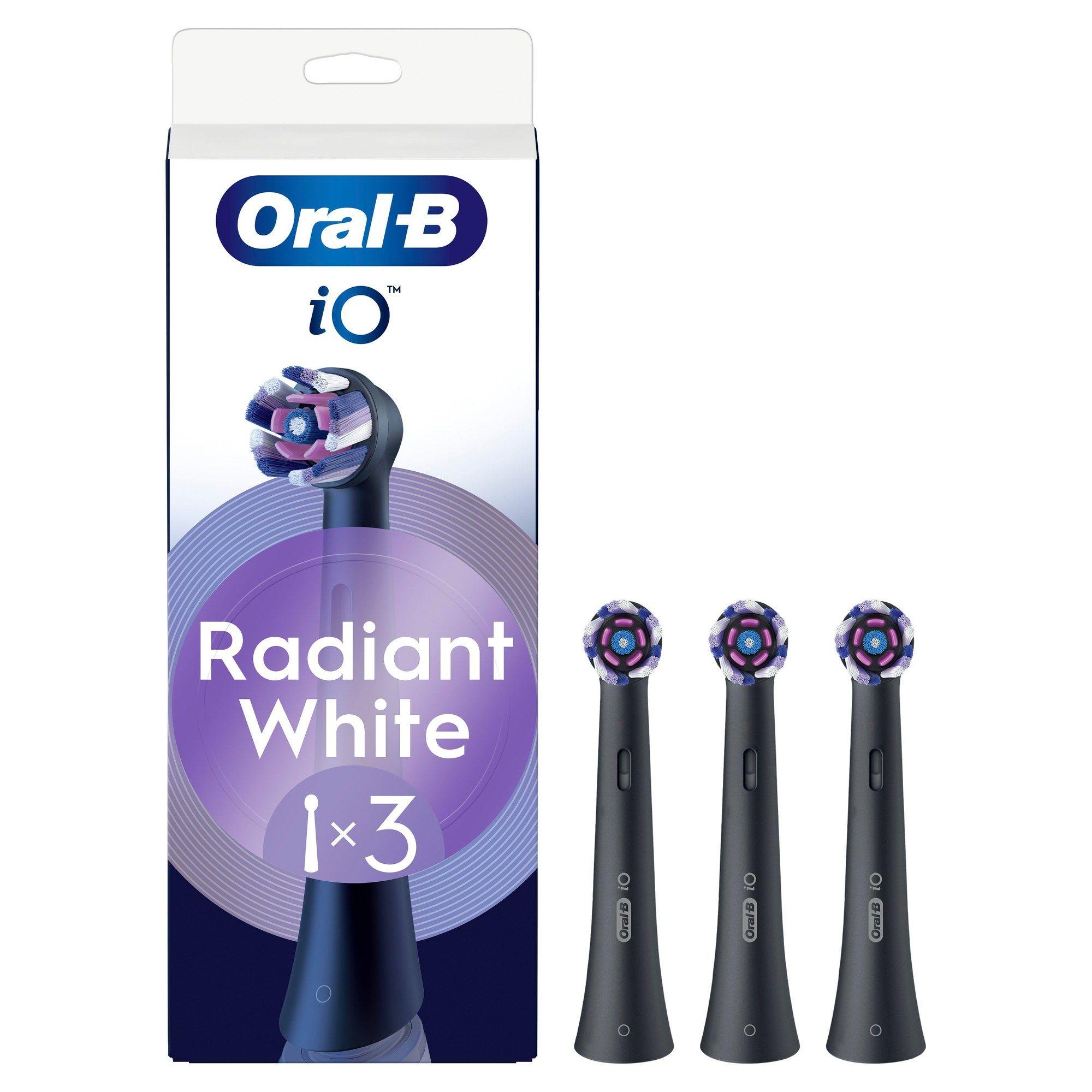 Cabeças de Substituição ORAL-B iO Radiant White (Preto)