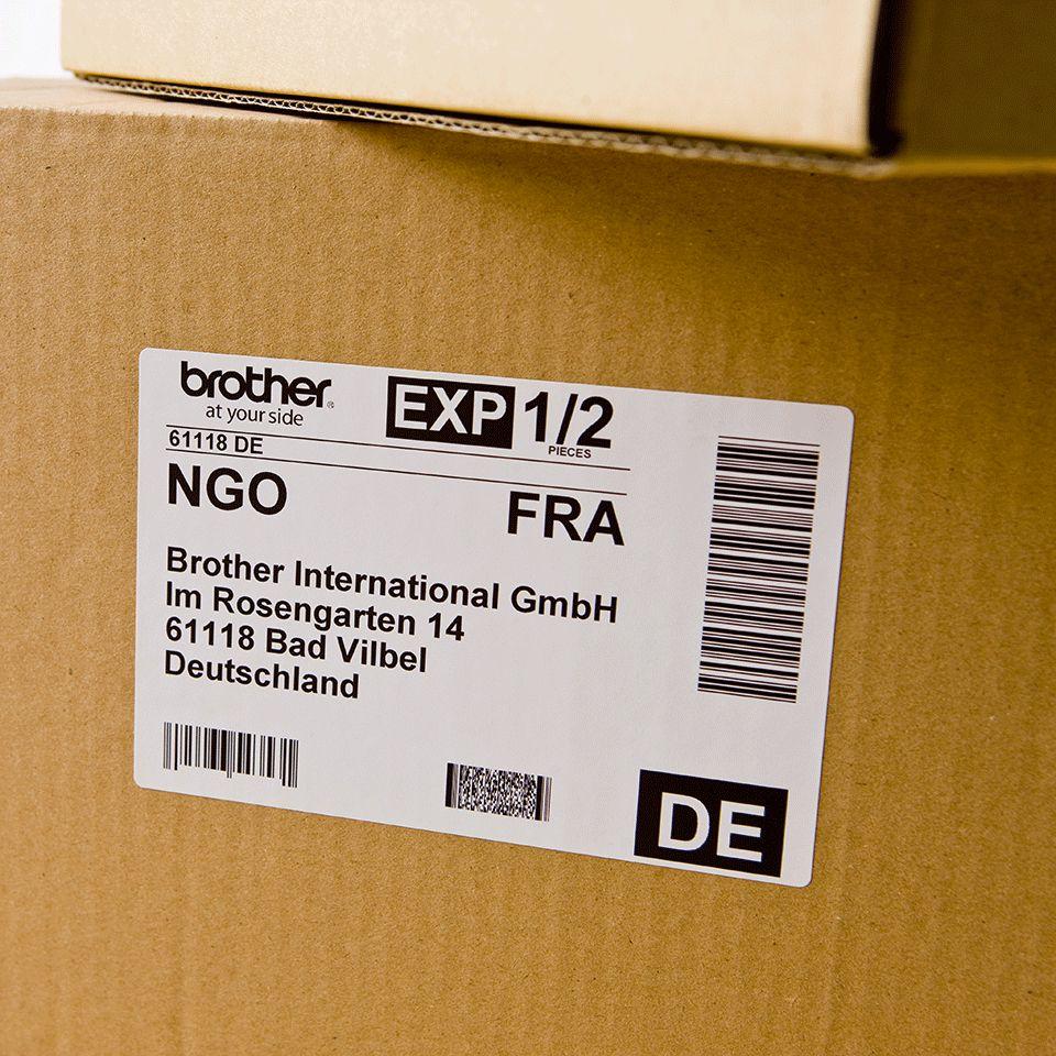 Rolo de Etiquetas Pré-cortadas BROTHER DK-11202 (300 unidades - Branco), miniatura 3