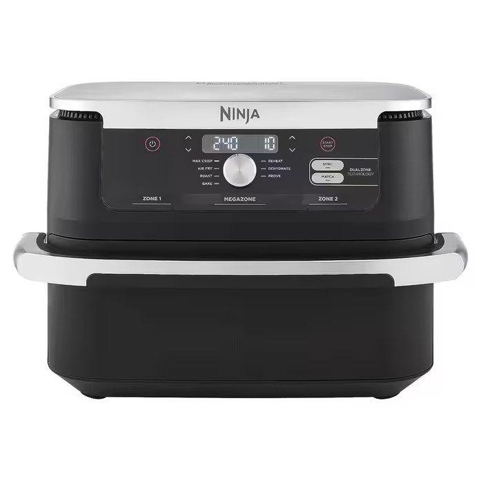 Fritadeira a Ar Quente Independente NINJA AF500EU (2470 W - 240 °C - 40 °C - Preto e Aço Inoxidável), miniatura 2