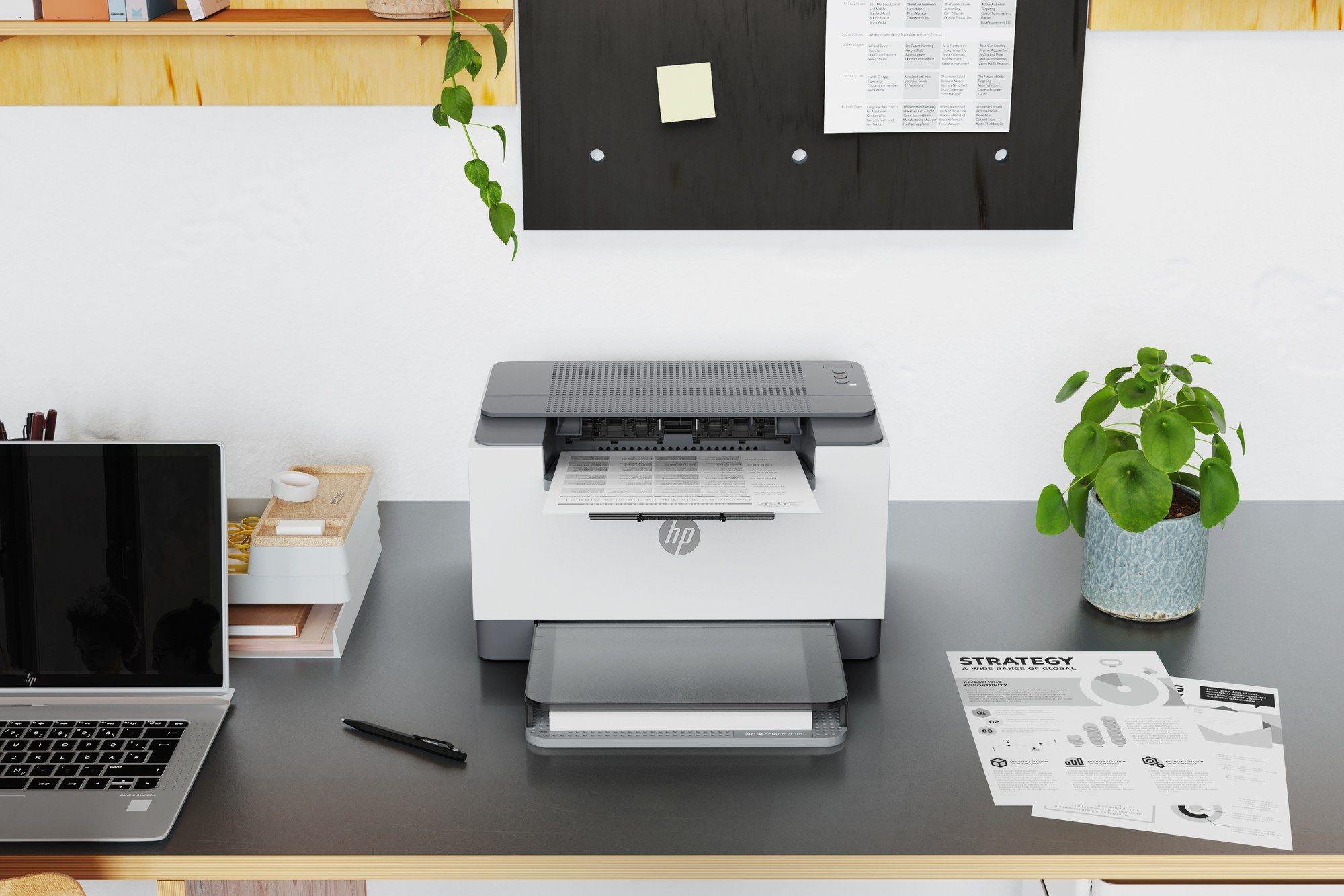 Impressora Laser Monocromática HP LaserJet M209d (A4 - Impressão a preto e branco - 150 folhas - Preto e Branco) — miniatura 12