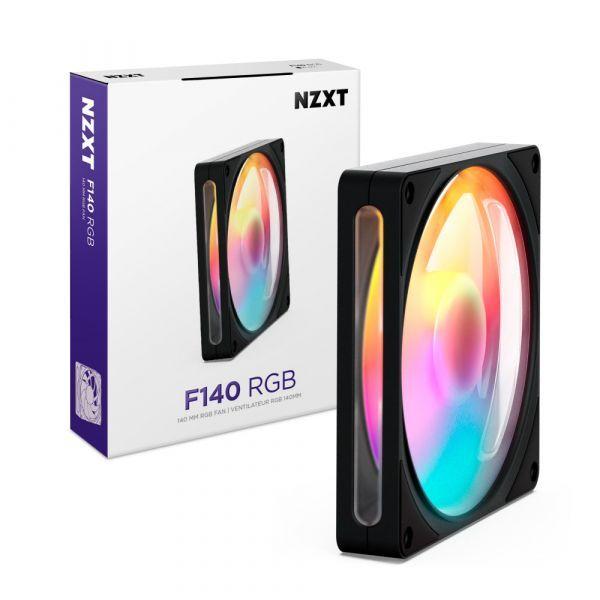 Ventoinha para Caixa de Computador NZXT F140 RGB (RGB - Preto), miniatura 2