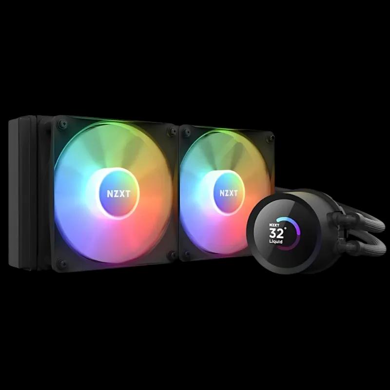 Sistema de Refrigeração Líquida NZXT Kraken 240 RGB (1800 RPM - RGB multicolor - 4 pinos - Preto)