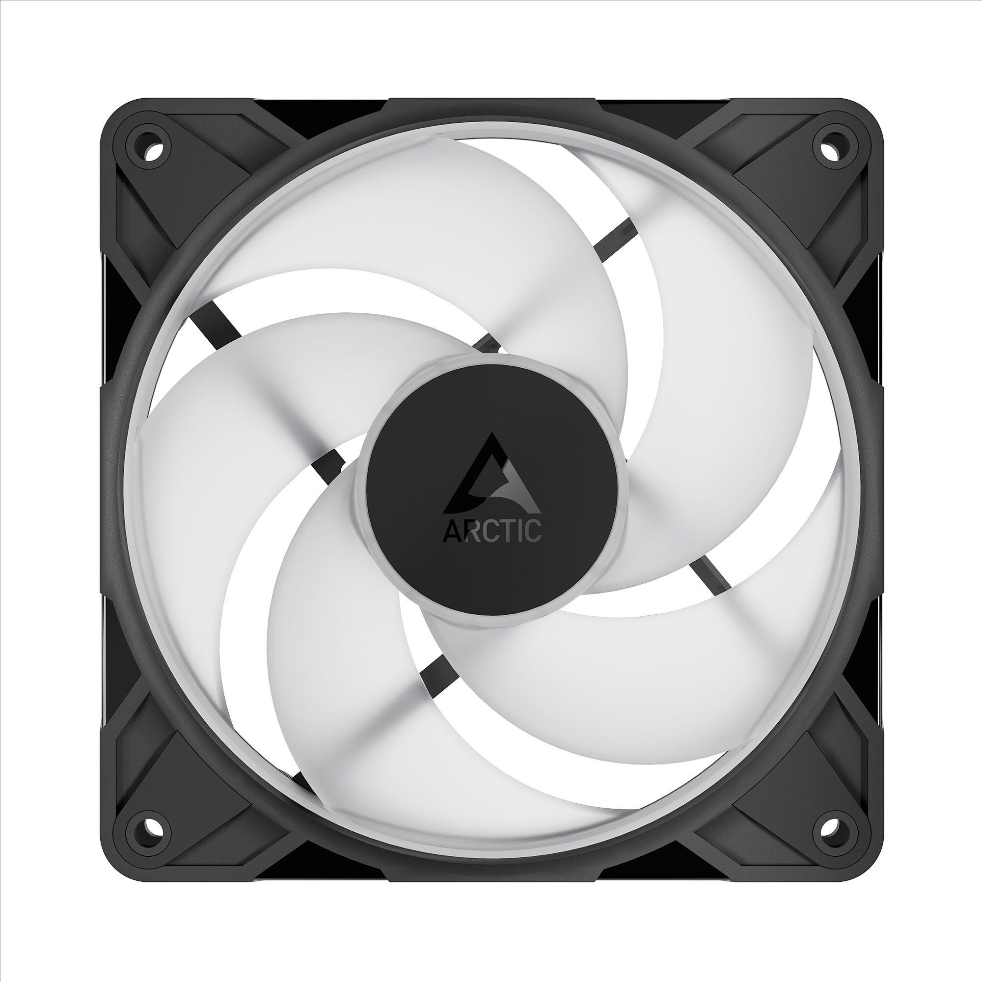 Conjunto de Ventoinhas para Caixa PC ARCTIC P12 Pro Reverse A-RGB (Preto) — miniatura 4