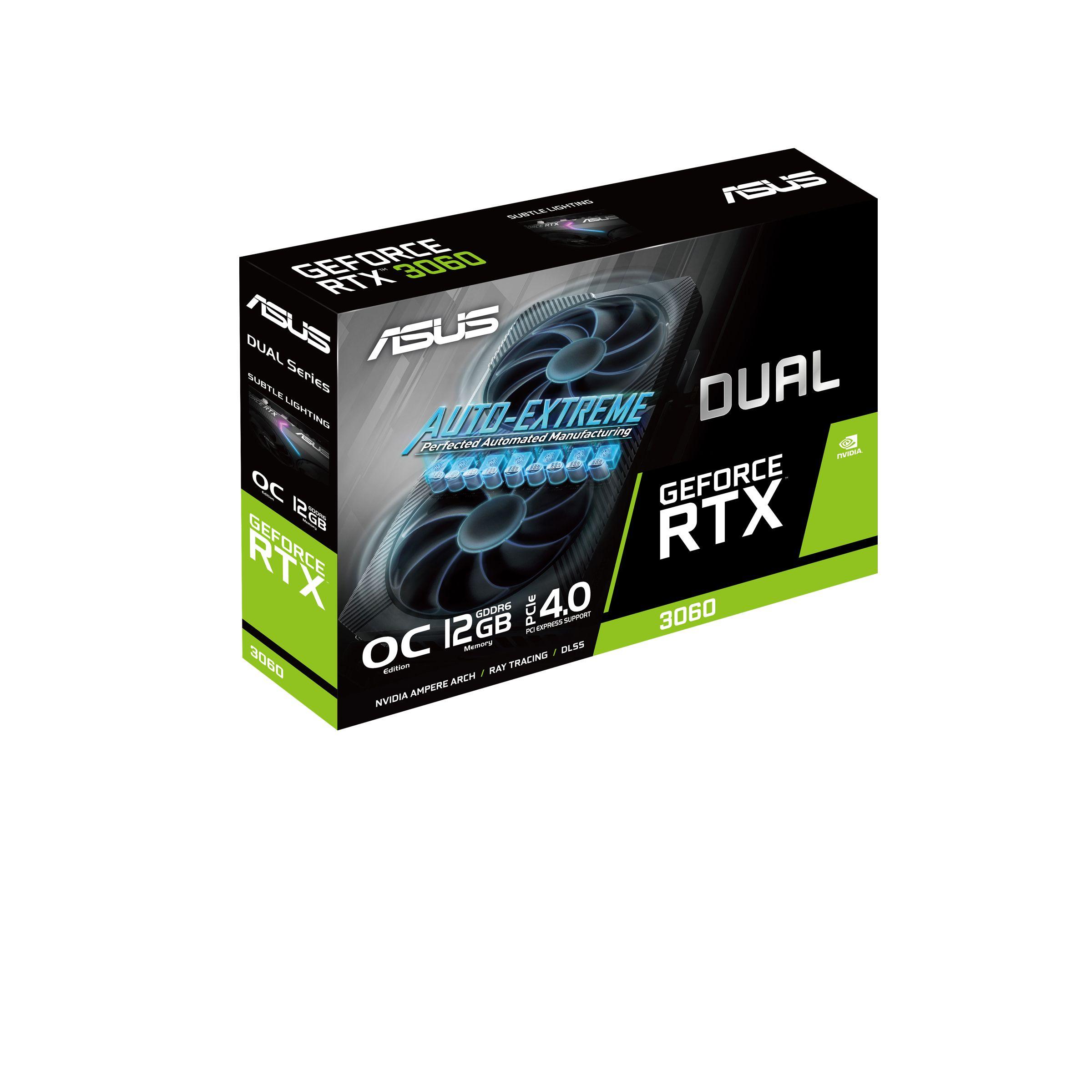 Placa Gráfica ASUS DUAL-RTX3060-O12G-V2 (GeForce RTX 3060 - 15 Gbps - 12 GB - Preto), miniatura 15