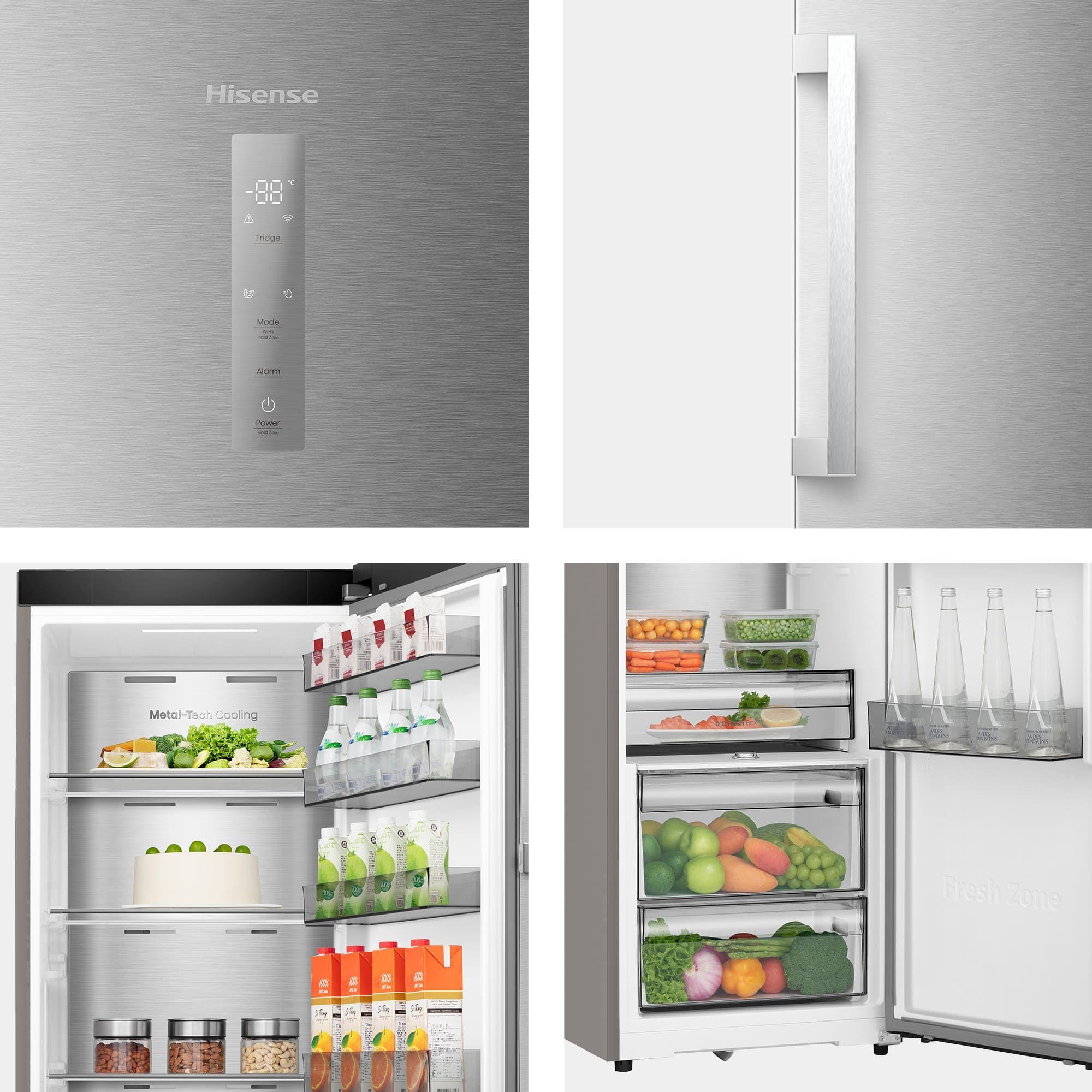 Frigorífico Independente HISENSE RL3K370SAIE1 (185,6x59,5x60 cm - 186 cm - 60 cm - Inox), miniatura 4