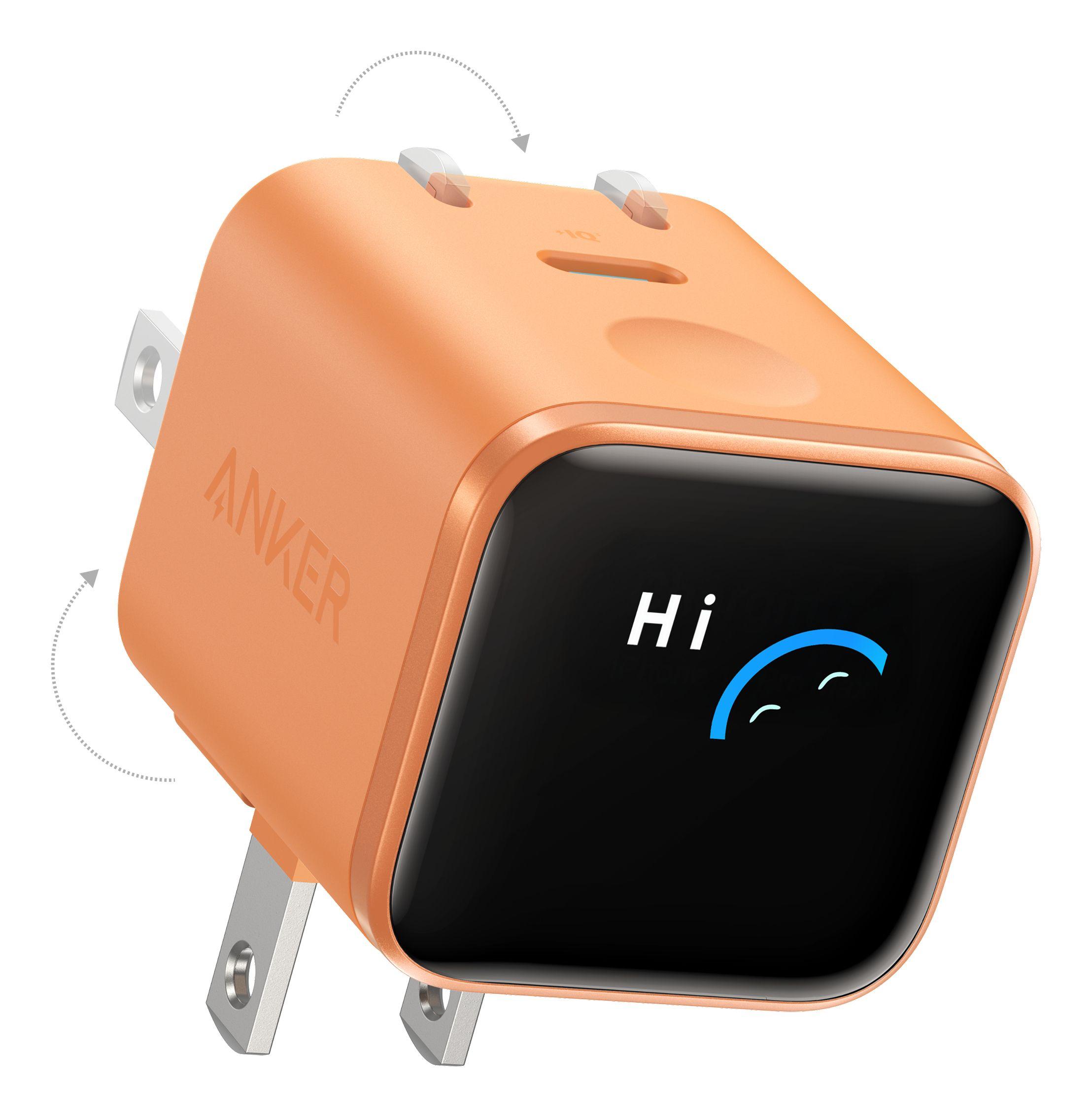 Carregador USB-C de Parede ANKER Nano Charger 45W (45 W - GaN - Laranja)