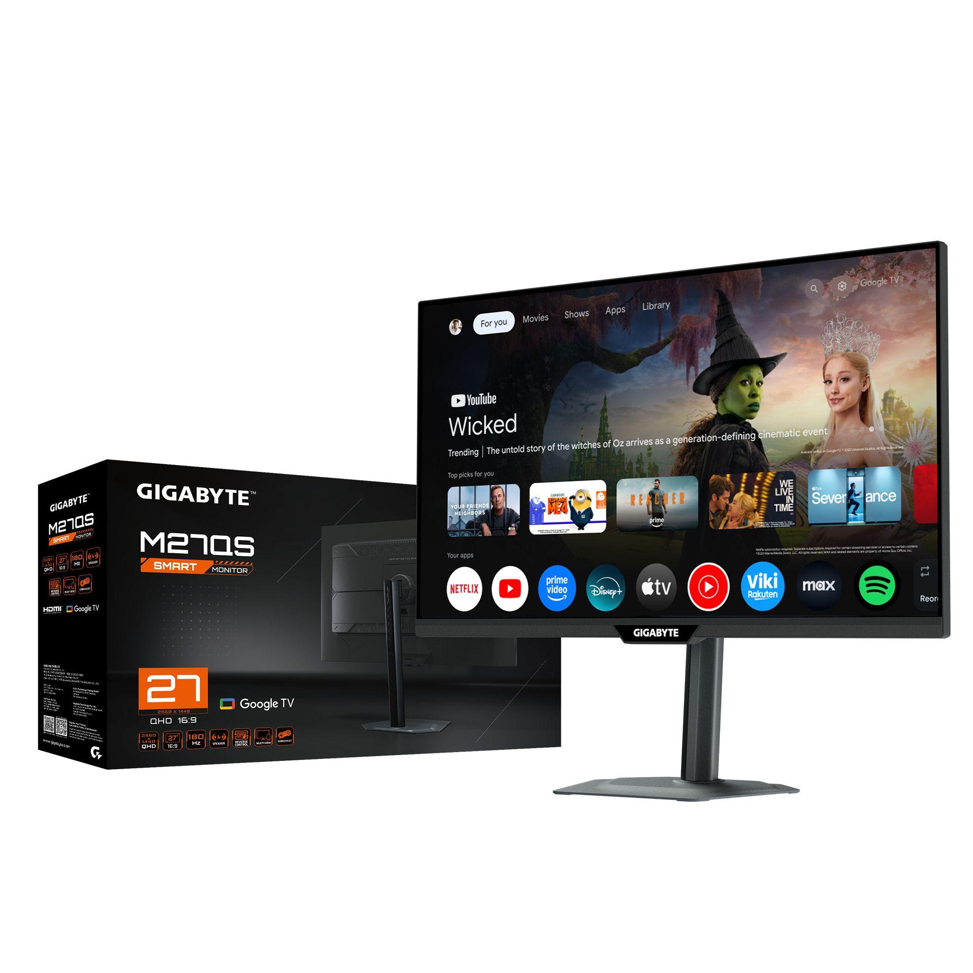 Monitor GIGABYTE M27QS EK (27" - SS-IPS - 180 Hz - Preto) — miniatura 5
