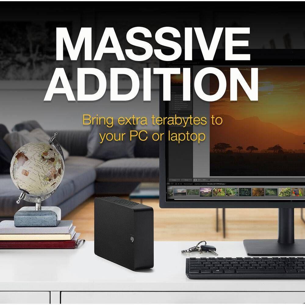 Disco Rígido Externo SEAGATE Expansion STKP10000400 (10 TB - 3.5 " - USB 3.0/2.0 - Preto) — miniatura 4