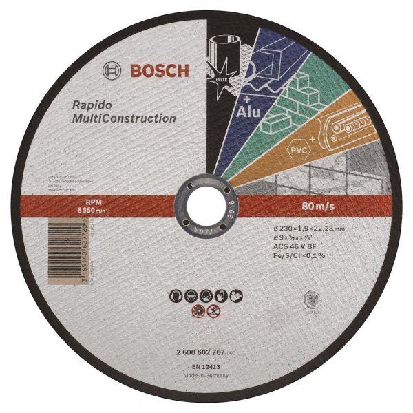 Disco de Corte Multimaterial BOSCH 2608602767 (230 mm - 1,9 mm)