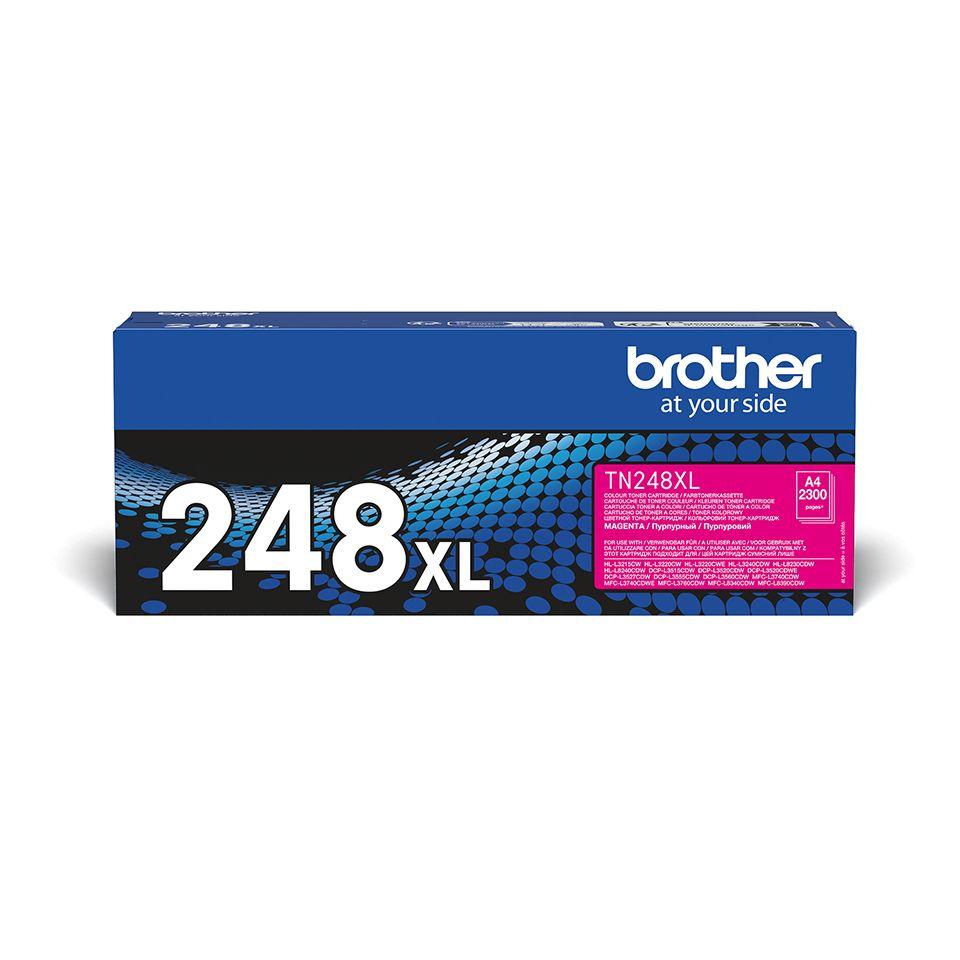 Toner BROTHER TN-248XLM (2300 páginas - Magenta)